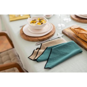 Tovagliolo riciclato Grace Caramel 40 X 40