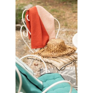 Cuscino per sedia riciclato Grace Vert jardin 40 X 40 X 3