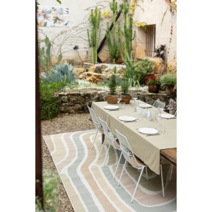 Tovaglia riciclata Grace Caramel 140 X 250