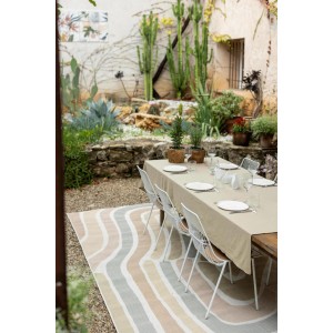 Tovaglia riciclata Grace Caramel 140 X 250