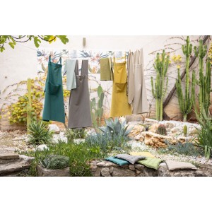 Cuscino per sedia riciclato Grace Vert jardin 40 X 40 X 3