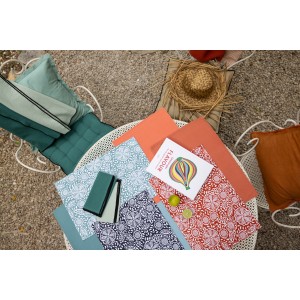 Cuscino per sedia riciclato Grace Vert jardin 40 X 40 X 3