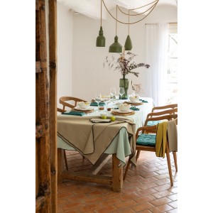 Cuscino per sedia riciclato Grace Vert jardin 40 X 40 X 3