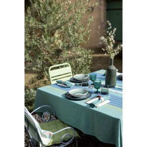 Cuscino per sedia riciclato Grace Vert jardin 40 X 40 X 3