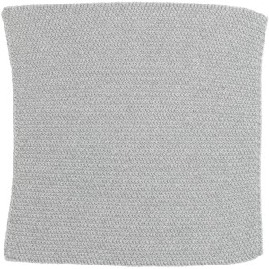 Set di 3 asciugamani lavorati a maglia riciclati Izan Gris 25 X