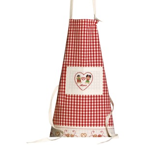 Grembiule da cucina Mannele Écru 72 X 85