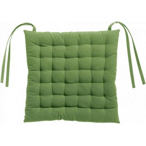 Cuscino per sedia riciclato 36 punti Zea Vert 38 X 38 X 3