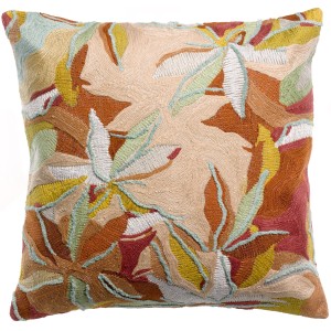 Cuscino ricamato Alina Pétrole 40 X 65