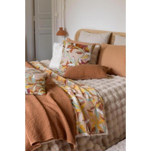 Cuscino ricamato Alina Pétrole 40 X 65