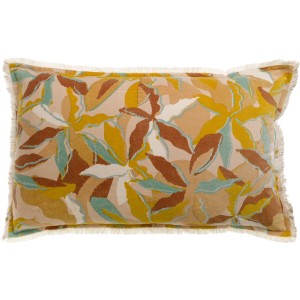 Cuscino stampato Alina Pétrole 40 X 65
