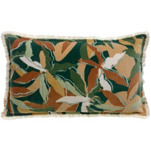 Cuscino stampato Alina Pétrole 40 X 65