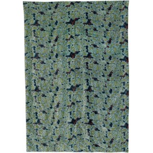 Plaid stampato Ariane Pétrole 135 X 200