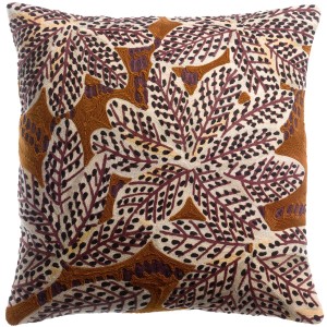 Cuscino ricamato Ariane Rouille 45 X 45