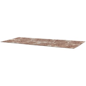 Tappeto outdoor riciclato Ariane Rouille 160 X 230