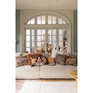 Cuscino ricamato Ariane Rouille 45 X 45