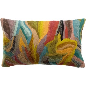 Cuscino ricamato Betty Minéral 30 X 50