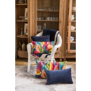 Cuscino ricamato Betty Multico 40 X 65