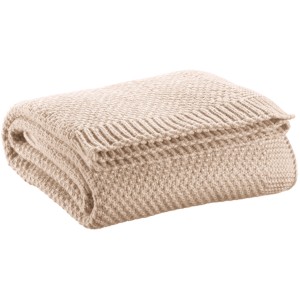 Plaid in maglia riciclata Danilo Naturel 130 X 160