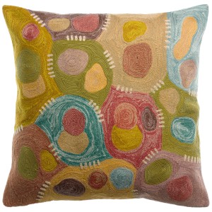 Cuscino ricamato Nestor Minéral 40 X 65