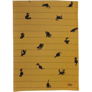 Strofinaccio Dubout Partition de chats Cannelle 50 X 70