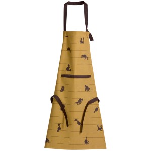 Grembiule da cucina Dubout Partition de chats Cannelle 72 X 85