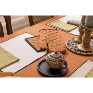 Set guanto da cucina/presina riciclato Grace Paon 15 X 32