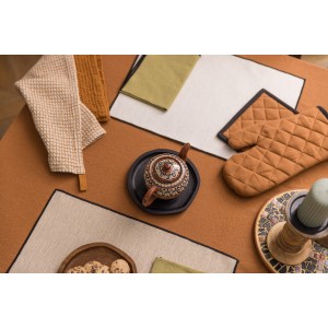 Tovaglia riciclata Grace Caramel 140 X 250