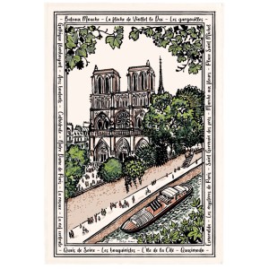 Asciugamano Notre dame Écru 48 X 72