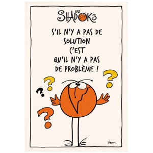 Asciugamano da cucina Shadok Sans solution Écru 48 X 72