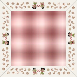 Tovaglia Mannele Multico 85 X 85