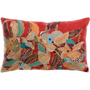Cuscino ricamato Dori Papaye 30 X 50
