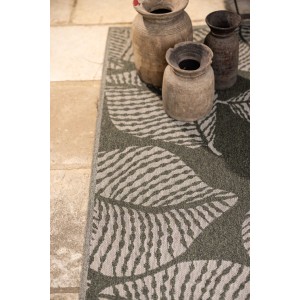 Tappeto riciclato outdoor Flora Eucalyptus 200 X 290 X 1