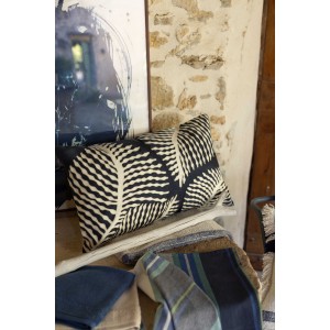 Cuscino ricamato Flora Papaye 40 X 65