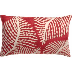 Cuscino ricamato Flora Papaye 40 X 65