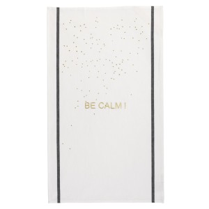 Strofinaccio Be calm Blanc 80 X 50