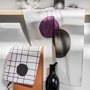 Strofinaccio Pia Plum Blanc 80 X 50