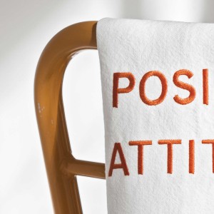 Strofinaccio Positive Attitude Blanc 80 X 50
