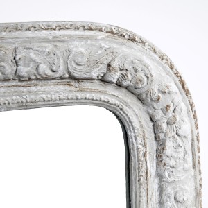 Specchio con cornice grigia 90X5H120