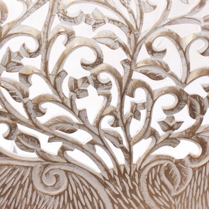 Pannello decorativo in legno intagliato 120H120