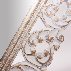 Specchio da parete in mdf intagliato 62H164
