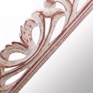 Specchio in legno di mango intagliato ed Mdf 60H90