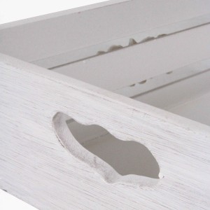 Cassetta con decorazione 33X25H10 in set di 2