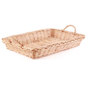 Vassoio in vimini 66X42 H.