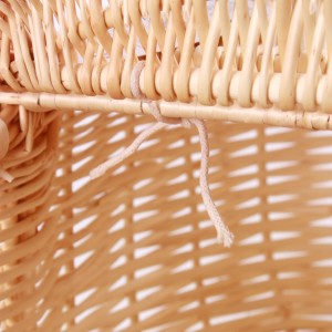 Cesto in vimini bianco 40X26H36