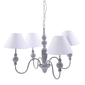 Lampadario in mdf 4 bracci Ø56