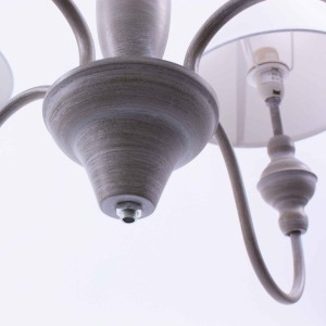 Lampadario in mdf 4 bracci Ø56