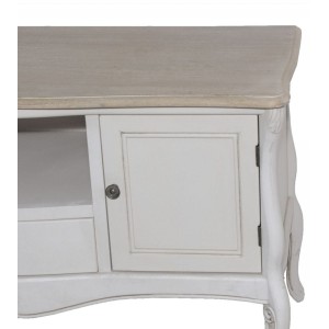 Portatv in legno di Paulownia 120X45H66