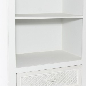 Libreria bianca classica 55X35H170
