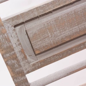 Panchina intagliata in legno di abete 115X45H85
