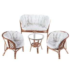 Salotto completo in rattan "Bahama"
